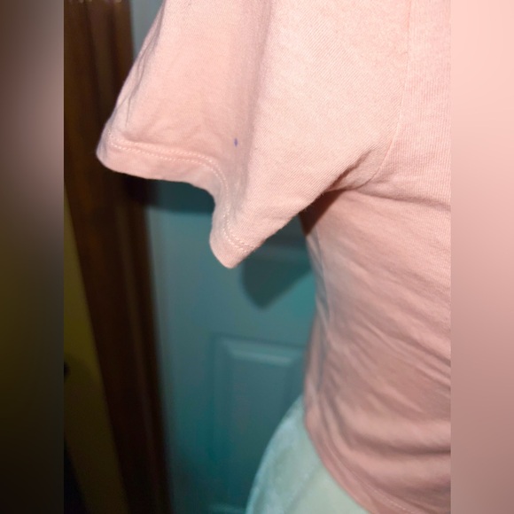 (READ) Rugrats Nickelodeon Graphic Tee Crop Top Pink/Multicolor Women’s Size XS - Picture 4 of 5